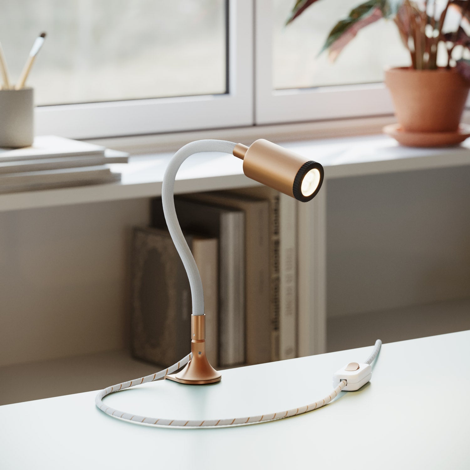 Morsetto da tavolo MAG-Y - Rame satinato