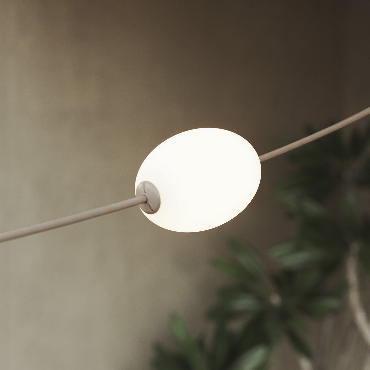 Outdoor 12-Light String Light for wet locations Desert Brown, Power supply with US plug - Marina12
