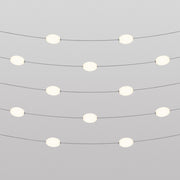 Outdoor 12-Light String Light for wet locations Gray, Power supply with US plug - Marina12