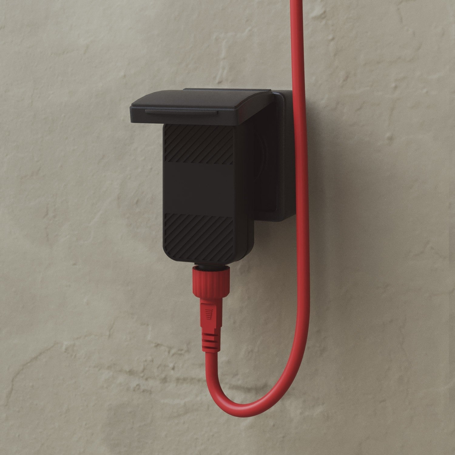 Outdoor 12-Light String Light for wet locations Starfish Red, Power supply with US plug - Marina12 Cherry