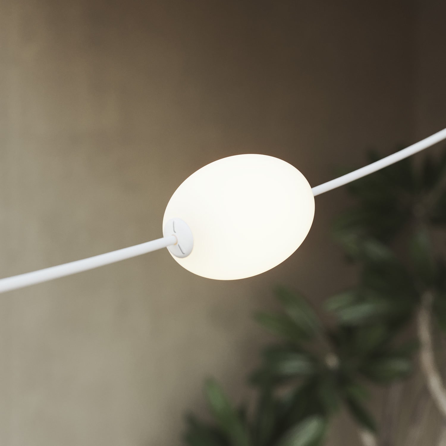 Outdoor 12-Light String Light for wet locations White Sand, Power supply with US plug - Marina12