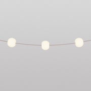 Outdoor 3-Light String Light for wet locations Desert Brown, Power supply with US plug - Marina3 Cherry 70 cm