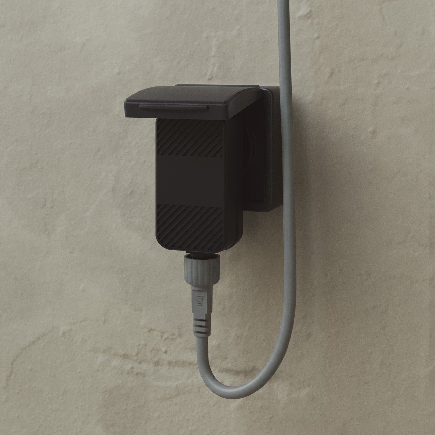 Outdoor 3-Light String Light for wet locations Gray, Power supply with US plug - Marina3