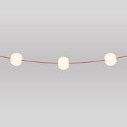 Outdoor 3-Light String Light for wet locations Starfish Red, Power supply with US plug - Marina3 Cherry