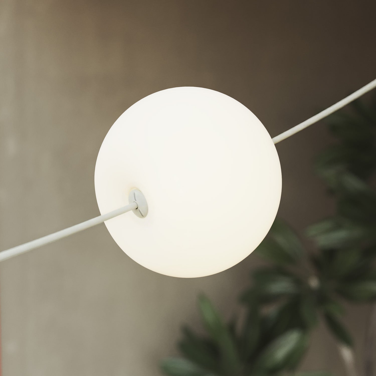 Outdoor 3-Light String Light for wet locations White Sand, Power supply with US plug - Marina3 Cherry 70 cm