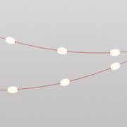 Outdoor 6-Light String Light for wet locations Starfish Red, Power supply with US plug - Marina6