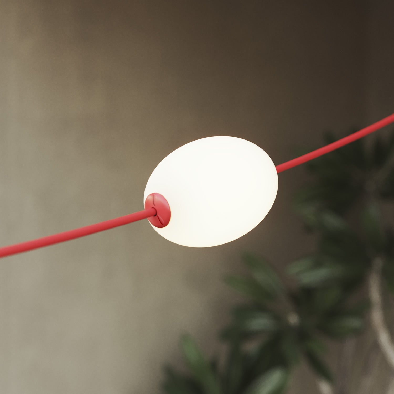 Outdoor 6-Light String Light for wet locations Starfish Red, Power supply with US plug - Marina6