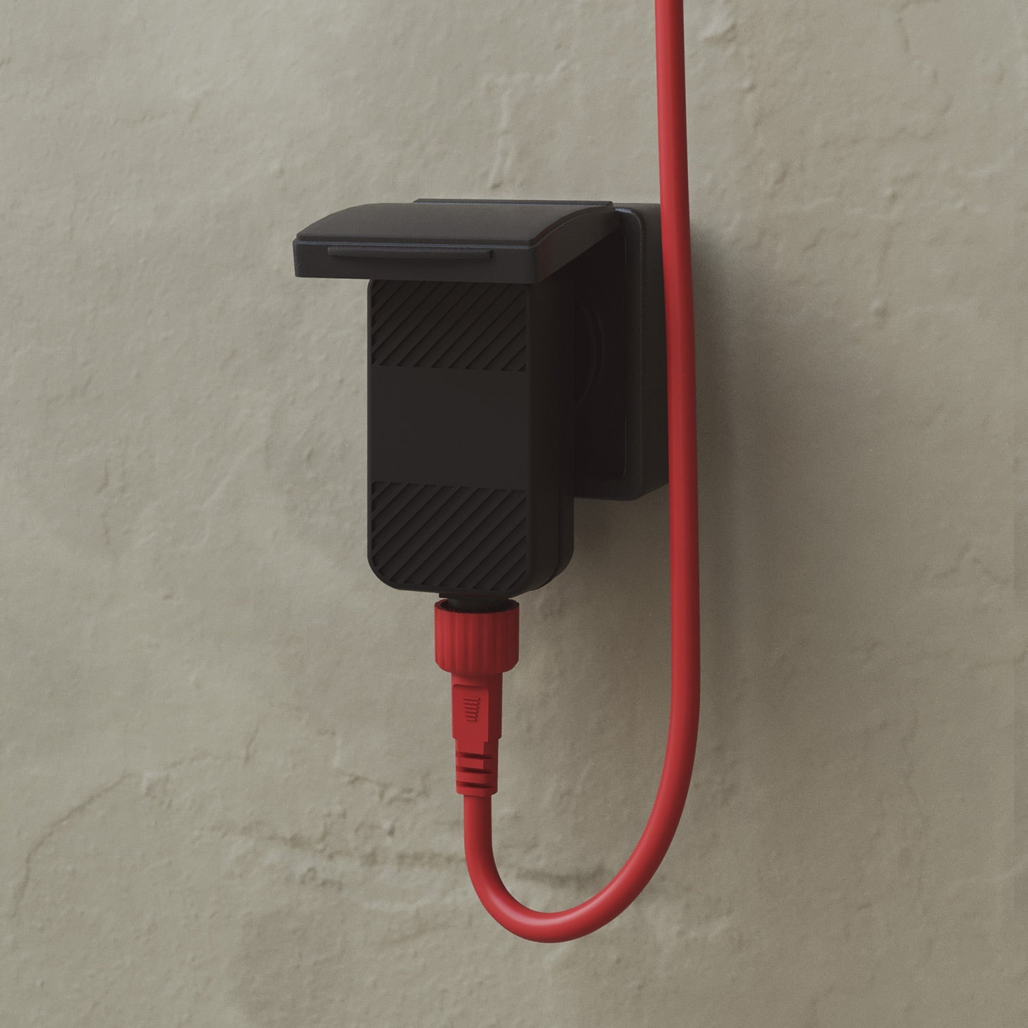 Outdoor 6-Light String Light for wet locations Starfish Red, Power supply with US plug - Marina6 Cherry 140 cm