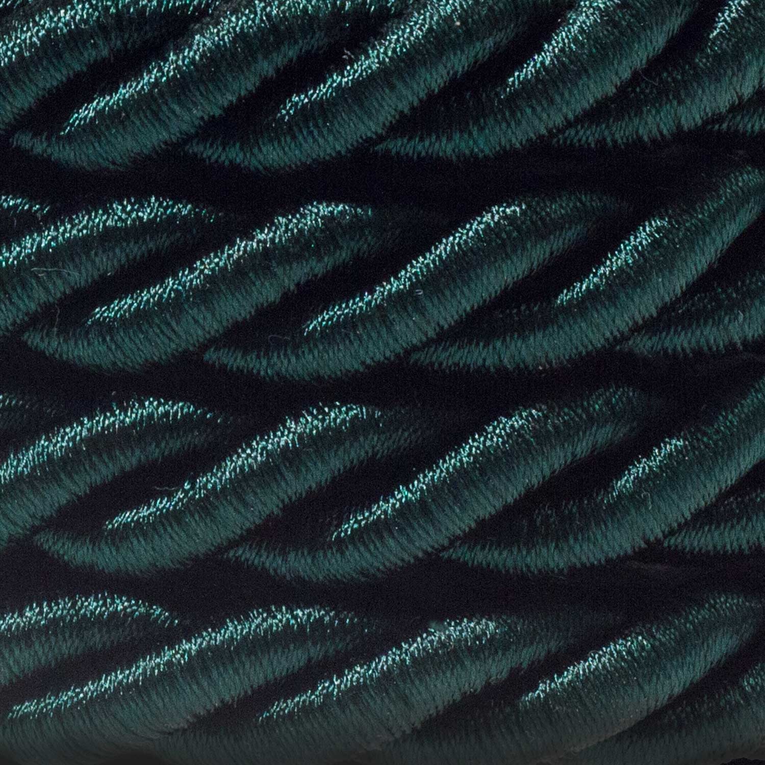 Rope electrical wire 18/3 AWG wire inside. Shiny Dark Green Fabric