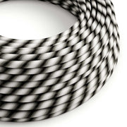 Round Electric Vertigo HD Cable covered by Mr Gray fabric ERM63