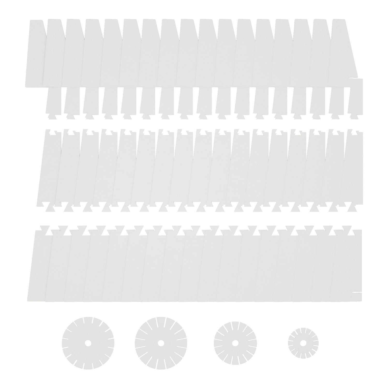 SHHINE - Floor Lamp Made of Sound-Absorbing Material - White melange