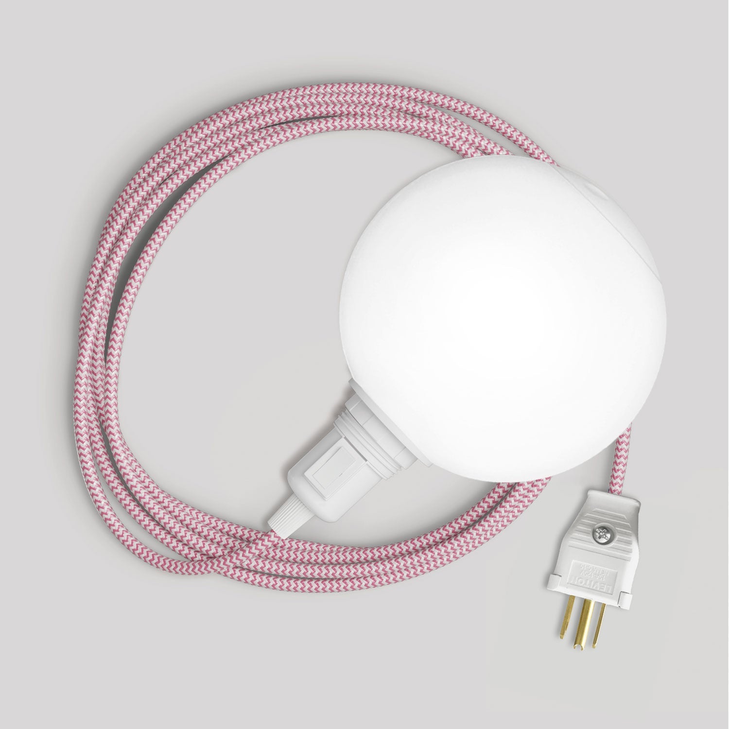 Snake Portable Lamp with socket switch, plug, and Unbreak-a-Ball unbreakable shade - RZ08