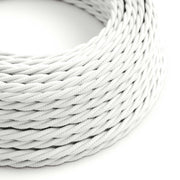 White Rayon covered Twisted electric cable - TM01