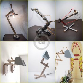 Christian Caulas: lampara Geométrica